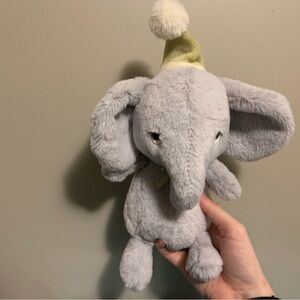 Adorable Gray Elephant Plush Toy jellycat jollipop elephant